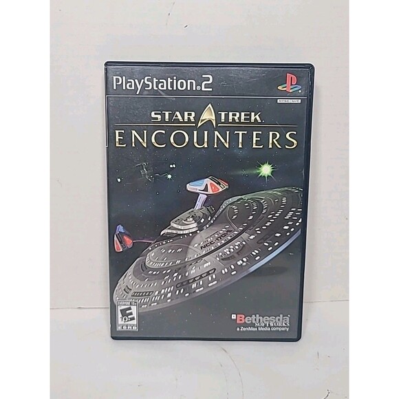 Star Trek: Encounters (Sony PlayStation 2 PS2, 2006) - CIB - Very Good Conditon - Picture 1 of 5